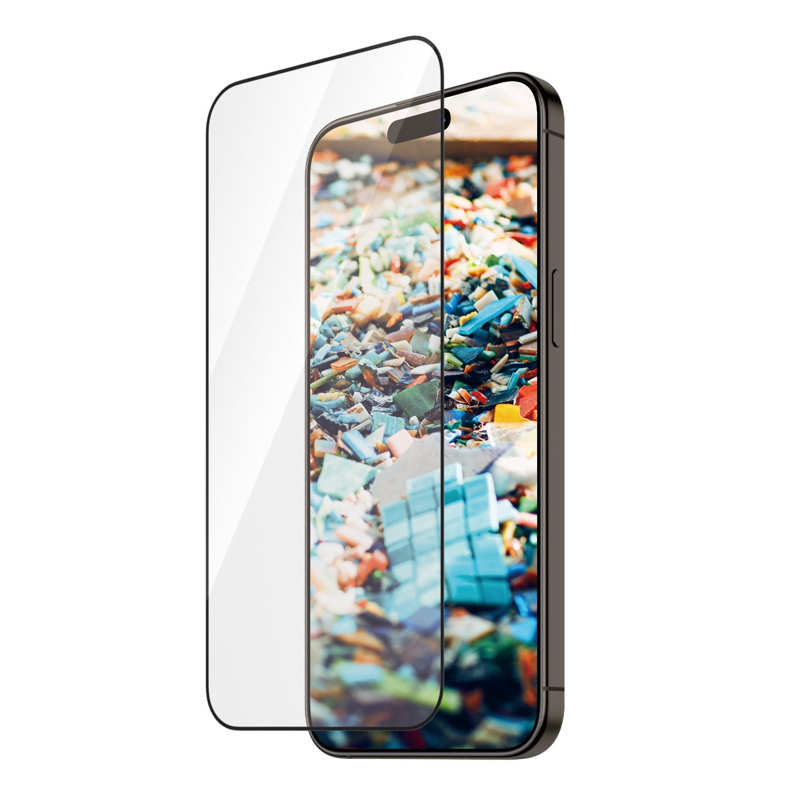 PanzerGlass® Re:fresh Skærmbeskyttelse iPhone 15 Pro Max | Ultra-Wide Fit m. EasyAligner